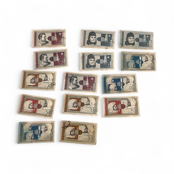 Other - Vintage‎ Bulgaria Space Exploration Stamps 1961–1965 Vostok/Voskhod Cosmonaut